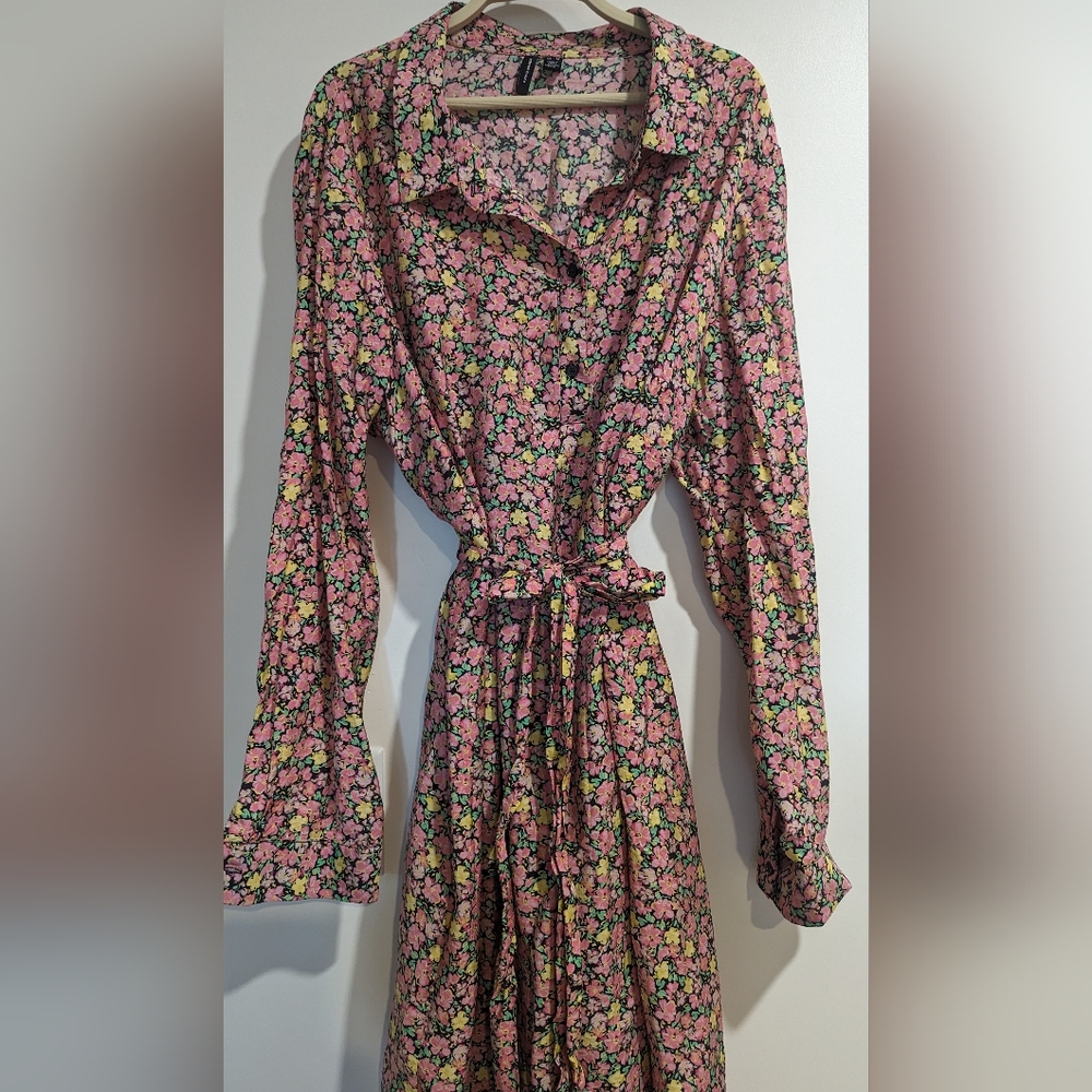 Vera Moda Floral pink 🩷 Dress size 18